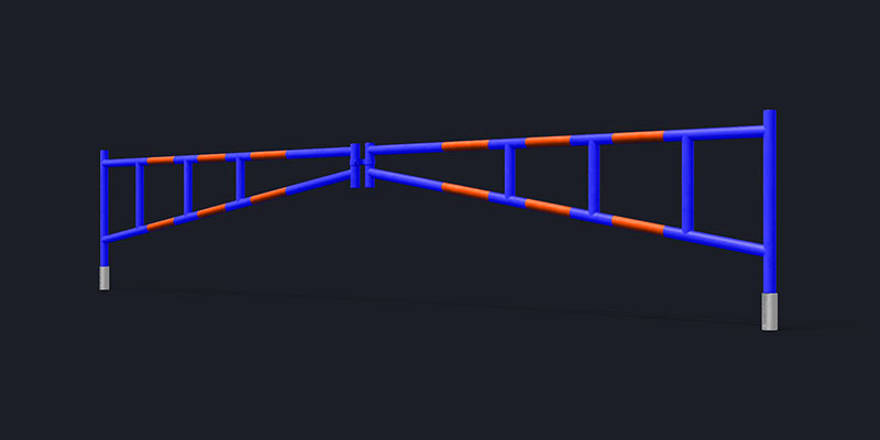 Konstrukční práce a výroba: Parkovací zábrany Konstrukční práce a výroba: Parkovací zábrany