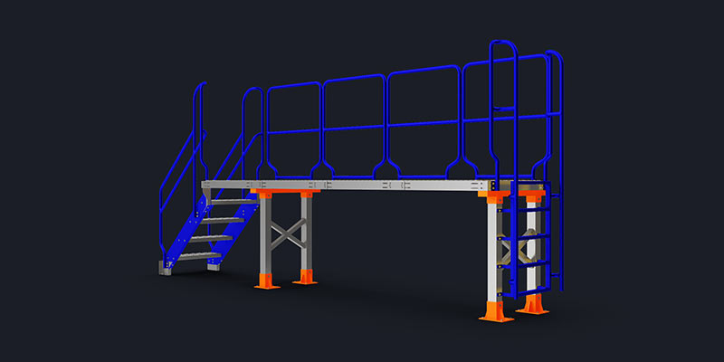 Konstrukční práce a výroba: Pochozé a obslužné plošiny Konstrukční práce a výroba: Pochozé a obslužné plošiny